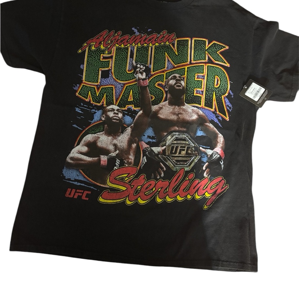 UFC Aljamain Sterling Black Graphic Tee